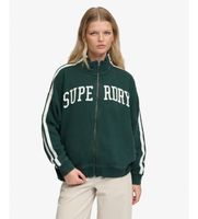 superdry para mujer w2012615a chaqueta de chandal ess loose verde l casual algodon