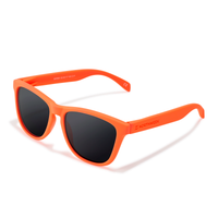 gafas de sol hawkers regular matte orange - black polarized