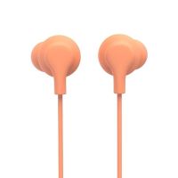 auriculares hama curly con cable usb-c para llamadas y musica intraurales naranja
