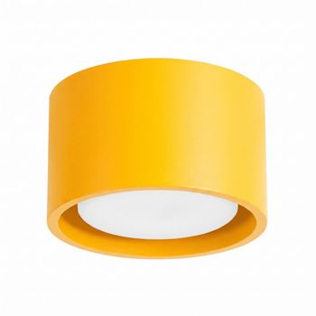 Plafone amarillo aluminio alt. 6 cm