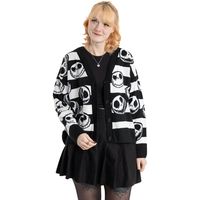 nightmare before christmas chaqueta de punto ns9208 para mujer