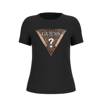 Guess.. Camiseta Leo Triangle Negra W5BI28 J1314-JBLK