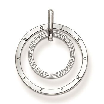 Thomas sabo colgante círculos plata 925