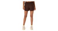 pantalones cortos asics nagino run marron para mujer