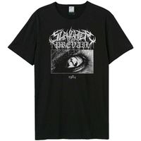 amplified clothing camiseta 1984 metal logo para mujer
