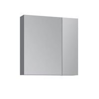 mueble de bano con espejo  - 66 x 16 x 60 cm - gris