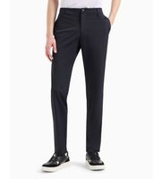 ax armani exchange para hombre 8nzp49znyzz1583 pantalon logotipo marino 29 casual poliamida