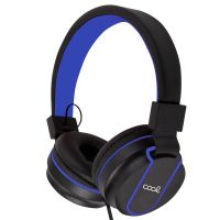 cool toronto auriculares con microfono jack 35mm negroazul