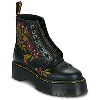 dr martens botines sinclair floral black wanama para mujer