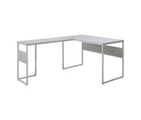 escritorio karlstang forma de l 166x120x75 cm - gris claro encasa