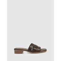kamome sandalias sandalia mya marron para mujer