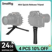 smallrig mini tripode de liberacion rapida universal compatible con montaje de tornillo de 14-20 para estabilizadores camara jaula tripode portatil