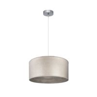 fabrilamp colgante tania 1xe27 niquelmadera gris regx40x40 cm