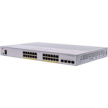 Cisco CBS350-24FP-4G-EU Switch de Red 24 Puertos GE PoE 4 x SFP de 1 G