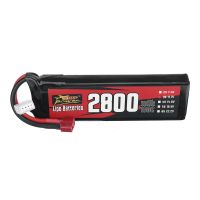 bateria lipo zop 111v 2800mah 100c 3s con conector t para coche rc