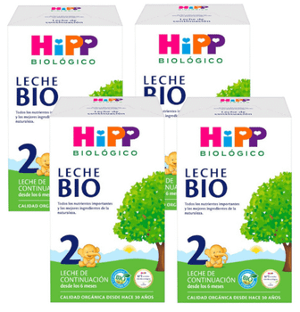 HIPP Leche Biológica 2 Continuación +6m 4x600 gr