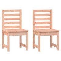 pack 2 uds sillas de jardin  silla de exterior  sillon madera abeto douglas 405x48x915 cm