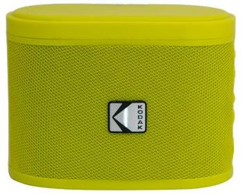 Kodak SOUNDBRIX Enceinte Portable Sans Fil - Connexion Jusqu'à 100 Enceintes - Dock Magnétique et Son Puissant 5W - 3H d'Autonomie - Jaune)