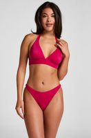 hunkemoller braguita de bikini tiro alto bardolino rosa
