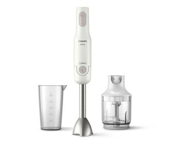 Batidora de mano philips hr2535/00 promix 650w con accesorios blanco/inox