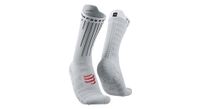 calcetines compressport aero blanco rojo