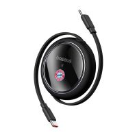 cable de carga baseus usb-c a usb-c 100w bayern edition