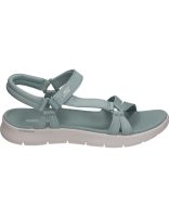 sandalias color verde de casual skechers 141451-sage 39