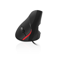 ewent raton vertical ergonomico optico 1000 dpi usb negro