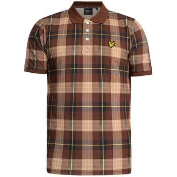 Lyle & Scott Polo Polo de tartán integral para hombre