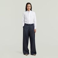 g-star raw pantalones d29956 e516 pleated chino-082 rinsed para mujer