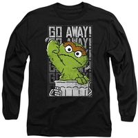 sesame street camiseta manga larga go away para mujer