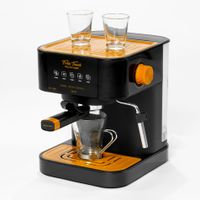 eco-de cafetera espresso forte touch 20 bar panel tactil estructura inox boquilla de espuma capuccinatore 16 litros express bandeja calienta tazas 1050w eco-420 eco-de