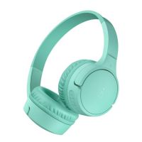 auriculares belkin soundform mini inalambricos y con cable bluetooth para llamadas y musica disenados para ninos color menta