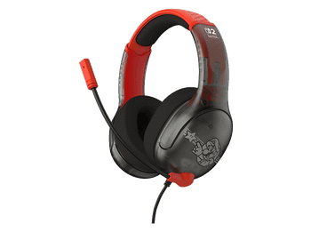 Auriculares gaming - Turtle Beach Airlite Fit, Micrófono, Licencia oficial de Nintendo®, Rojo/Negro