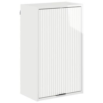 Gabinete De Baño Brillante 39 X 23,5 X 65 Cm Vidaxl