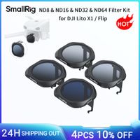 kit de filtros smallrig para dji lito x1  flip con filtros nd8 nd16 nd32 y nd64 estuche de almacenamiento vidrio optico hd recubierto -6213