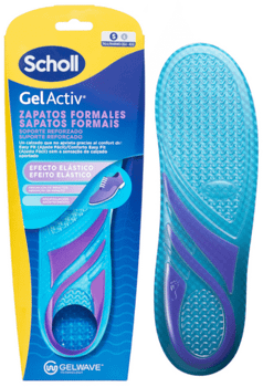 Scholl Plantillas Gel Activ Zapatos Formales Mujer Tecnología GelWave 1 Par (Talla 35,5-40,5)