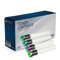 compatible multipack ricoh aficio mpc2551 printer toner cartridges 4 pack -842061