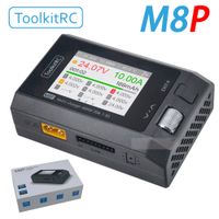 cargador toolkitrc m8p con aumento de precision de potencia de 600w 20a 5v 1-8s prueba de senal multifuncional m8s actualizado