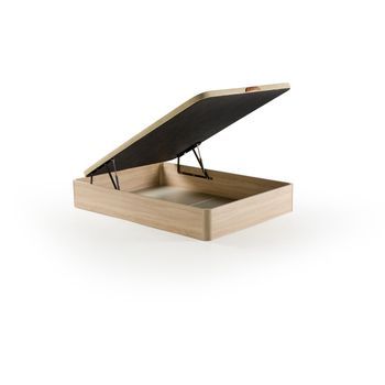 Canapé Abatible Base Tapizada 90x190cm Roble Kamibia  Gran Capacidad