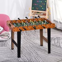 futbolin homcom mdf acero inoxidable 845x40x612 cm multicolor