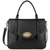lancaster bolso de mano bolso con solapa marble touch m negro para mujer