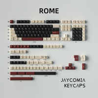 gmk rome-juego de teclas de doble disparo teclas pbt perfil cherry para gk61 anne pro 2 cherry gateron mx switch teclado para juegos 173 teclas