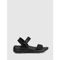 skechers sandalias sandalia go walk arch fit 20 sandal negro para mujer