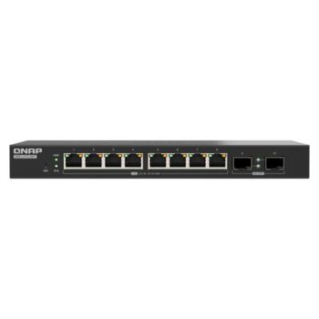 Conmutador QNAP QSW-L2110-2S8T 8x 2,5GbE + 2 SFP+ 10GbE