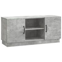 mueble de tv 102 x 345 x 47 cm gris hormigon vidaxl