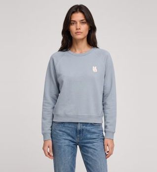 BA&SH para mujer. 1H26SWIN Sudadera Swing azul claro (36), Casual, Algodón