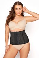 cinturon faja negra tejido calados