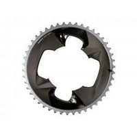 sram plato road force axs 2x12 48t 107 bcd polar grey with cover plate