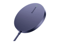 cargador movil inalambrico - baseus simple mini3 15w carga inalambrica magsafe y qi morado